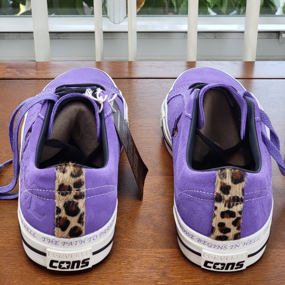Converse X Sean Pablo One Star Pro Ox "Paradise" A04371C Wild Lilac Multi Sizes - Picture 4 of 9